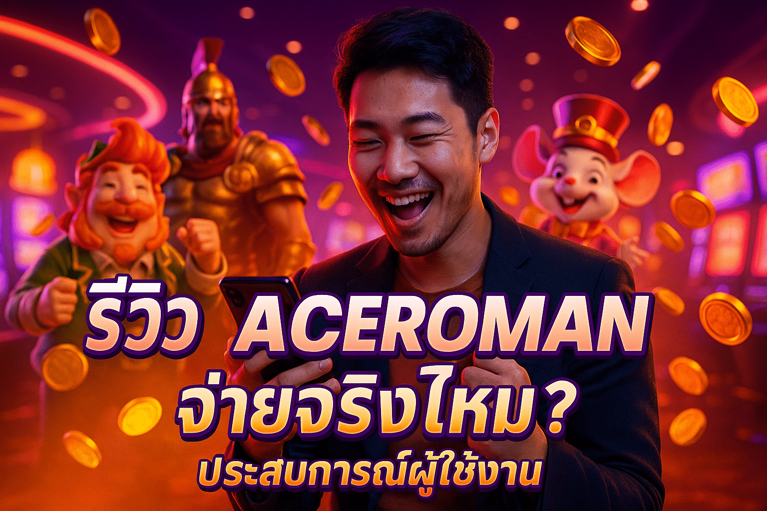 รีวิว ACEROMAN จ่ายจริงไหม? ประสบการณ์ผู้ใช้งาน