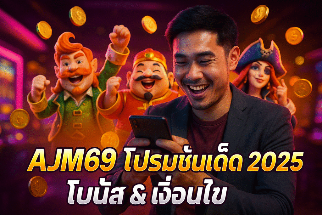 AJM69 โปรโมชั่นเด็ด 2025 โบนัส & เงื่อนไข