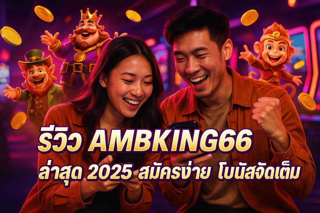 รีวิว AMBKING66 ล่าสุด 2025 สมัครง่าย โบนัสจัดเต็ม
