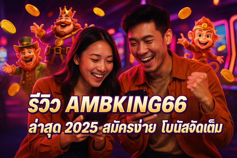 รีวิว AMBKING66 ล่าสุด 2025 สมัครง่าย โบนัสจัดเต็ม