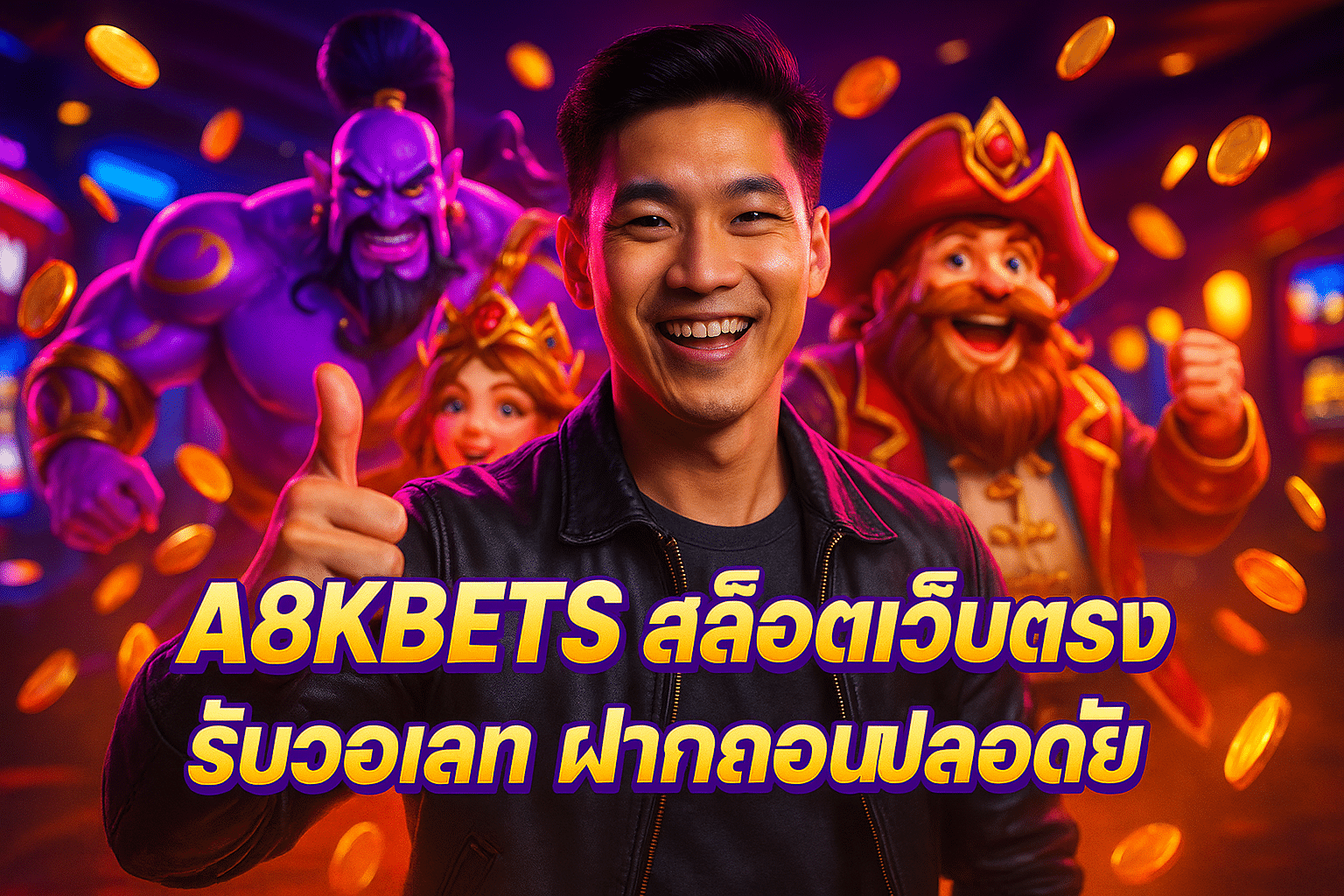 A8KBETS สล็อตเว็บตรง รับวอเลท ฝากถอนปลอดภัย